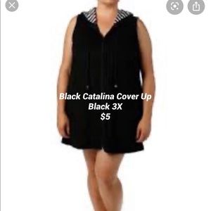 🖤 Black Catalina Cover Up Plus Size 3x